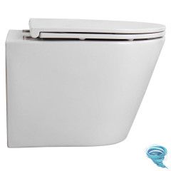 Унитаз подвесной безободковый Aquatek Вега AQ1904T-00 с сиденьем Soft Close (микролифт)