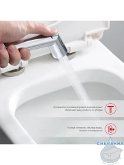 Смеситель Raglo R23.56 с гигиеническим душем (хром)