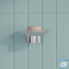 Мыльница, нержавеющая сталь, Petite, хром матовый, IDDIS, PETSSSGi42