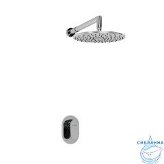 Встраиваемый комплект для душа с верхней душевой насадкой A12030