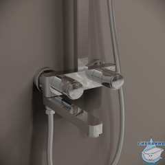 Смеситель с верхним душем с управлением Push Control, Slide, IDDIS, SLISBBTi06