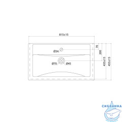 Мебельная раковина Iddis Optima Home 80 см 4078000i28