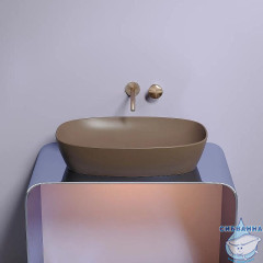  Раковина на столешницу 60 см Ceramicanova Element CN6049MDB (коричневый)