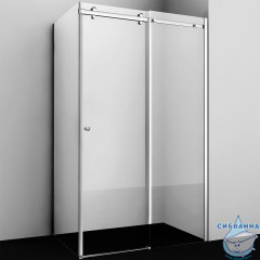 Боковая стенка Wasserkraft Vils 80 56R06-RP80 профиль хром, стекло прозрачное