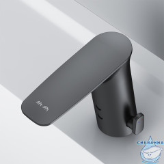 Смеситель для раковины AM.PM Inspire V2.0 TouchReel F50A02322 (черный матовый)