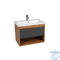 Тумба под раковину Viant Бостон 50п дуб вотан/графит