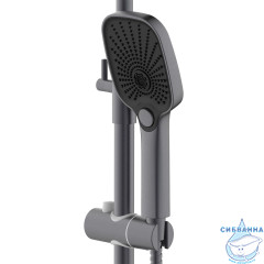 Душевая система Azario Conda 250 1 режим AZ-K2411GR (графит)