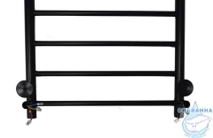 Полотенцесушитель электрический Санприз Аврора П10 50х100 (черный матовый) (подключение универсальное)