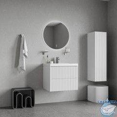 Тумба с умывальником подвесная, 60 см, белый, Билд (Bild) 2.0, IDDIS, BIL60W1i95K подходит умыв. 4516000i28