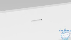 Ванна из искусственного камня Salini Orlando Axis Kit 180x80 (материал S-Sense , белый глянцевый)