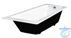 Чугунная ванна Wotte Line Plus 180x80 с ножками