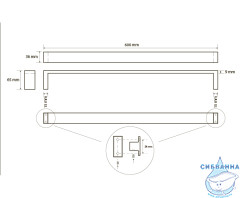 Полотенцедержатель Bemeta Gamma 145804042