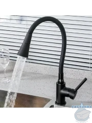 Смеситель кухни Frap F4044-6 (черный матовый)