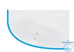 Карниз для ванны Aquatek Дива 160х90 KARN-0000035