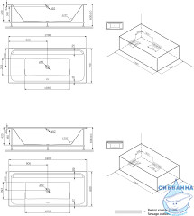 Каркас для ванны 170х75 см AM.PM Inspire 2.0 W52A-170-075W-R