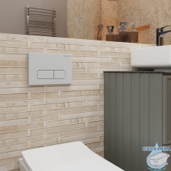 Кнопка смыва Charus Elegia FP.320.46.01 хром матовый