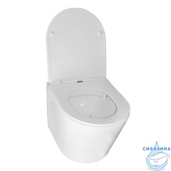 Унитаз подвесной безободковый Azario Терамо AZ-0053 SP (с сиденьем Soft Close (микролифт) )