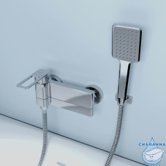 Смеситель для ванны, Slide, IDDIS, SLISB00i02WA