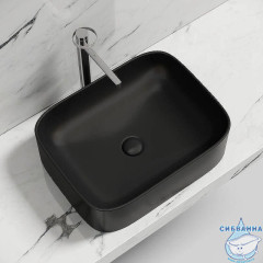  Раковина на столешницу 51 см Ceramicanova Element CN6052MB (черный матовый)