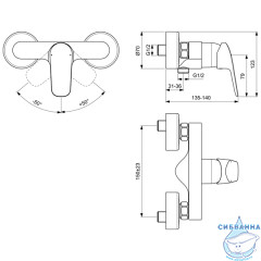 Смеситель для душа Ideal Standard Ceraflex B1720AA (хром)