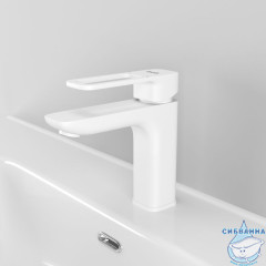 Смеситель для умывальника, белый матовый, Slide, IDDIS, SLIWT00i01
