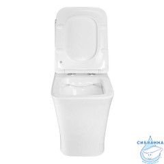 Унитаз напольный безободковый Azario Stoun с бачком и сиденьем Soft Close (микролифт) AZ-1109