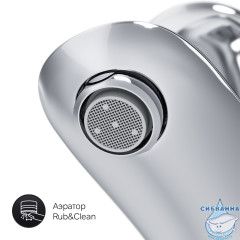 Смеситель для раковины AM.PM Bliss L F5302132 (без донного клапана) (хром)