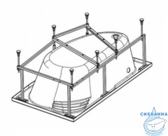 Монтажный комплект Santek для ванн Ибица 160