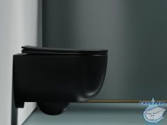 Унитаз подвесной безободковый Ceramicanova Modena  Rimless CN6063MDH с сиденьем быстросъемным Soft Close (микролифт)