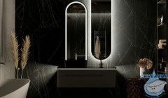 Тумба под раковину Jorno Shine 120 см Shi.01.120-M/P/A антрацит