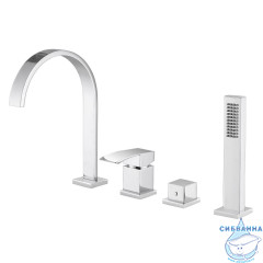 Смеситель для ванны на борт ABBER Wasserfall AF8613 (хром)