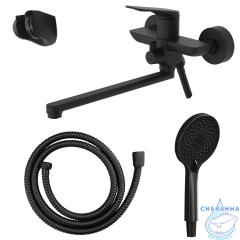 Смеситель для ванны Azario Lursy AZ-K1749B (черный матовый)