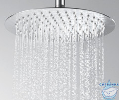 Верхний душ WasserKRAFT 250 1 режим (хром матовый) A121