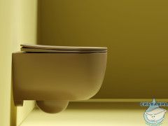 Унитаз подвесной безободковый Ceramicanova Modena  Rimless CN6063MC с сиденьем быстросъемным Soft Close (микролифт)