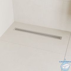 Лоток душевой, сифон 360, комбинированный затвор, перфорированная решетка, 700мм, хром, IDDIS, 975B7SB20DZ