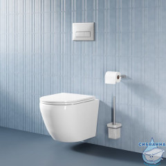 Клавиша смыва, пневматическая, матовый хром, Profix Air, IDDIS, PRA80M0i77