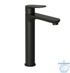  Смеситель для раковины Kludi X-1 322983975 (черный матовый)