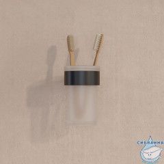 Стакан, нержавеющая сталь, Petite, черный матовый, IDDIS, PETBLSGi45