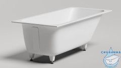 Ванна из искусственного камня Salini Orlando Kit 160x70 (материал S-Sense, белый матовый)