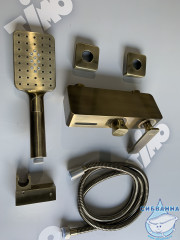 Смеситель для ванны Timo Torne 4314/02Y с аксессуарами (антик )