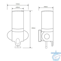 Дозатор для жидкого мыла Bemeta Hotel 151109015