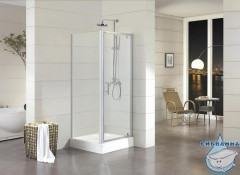 Душевое ограждение Encanto Stella 90x90 см профиль хром, стекло прозрачное ES090.2110A (без поддона)