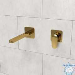 Встраиваемый смеситель для раковины Wasserkraft  A2151.279 (золото глянцевое)