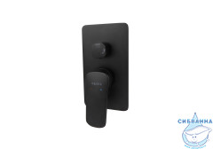 Душевая система Aquatek Вега 300 AQ1074MB (черный матовый)