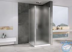 Душевое ограждение ABBER Sonnenstrand AG04060M-S70M 60x70 профиль хром, стекло матовое (без поддона)