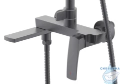 Душевая система Azario Conda 250 1 режим AZ-K2411GR (графит)