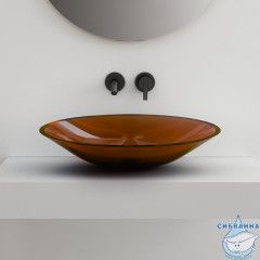Раковина на столешницу 54 см ABBER Kristall AT2812Opal