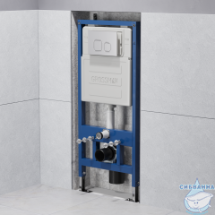 Инсталляция Grossman 900.K31.01.000  в комплекте с унитазом Azario Uno AZ-2380 сиденьем Soft close (микролифт) без клавиши смыва