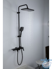 Душевая система Frap F24202-6 300 1 режим (черный)