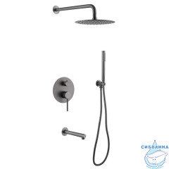 Душевая система Abber Emotion  250 1 режим AF8817NG (никель)